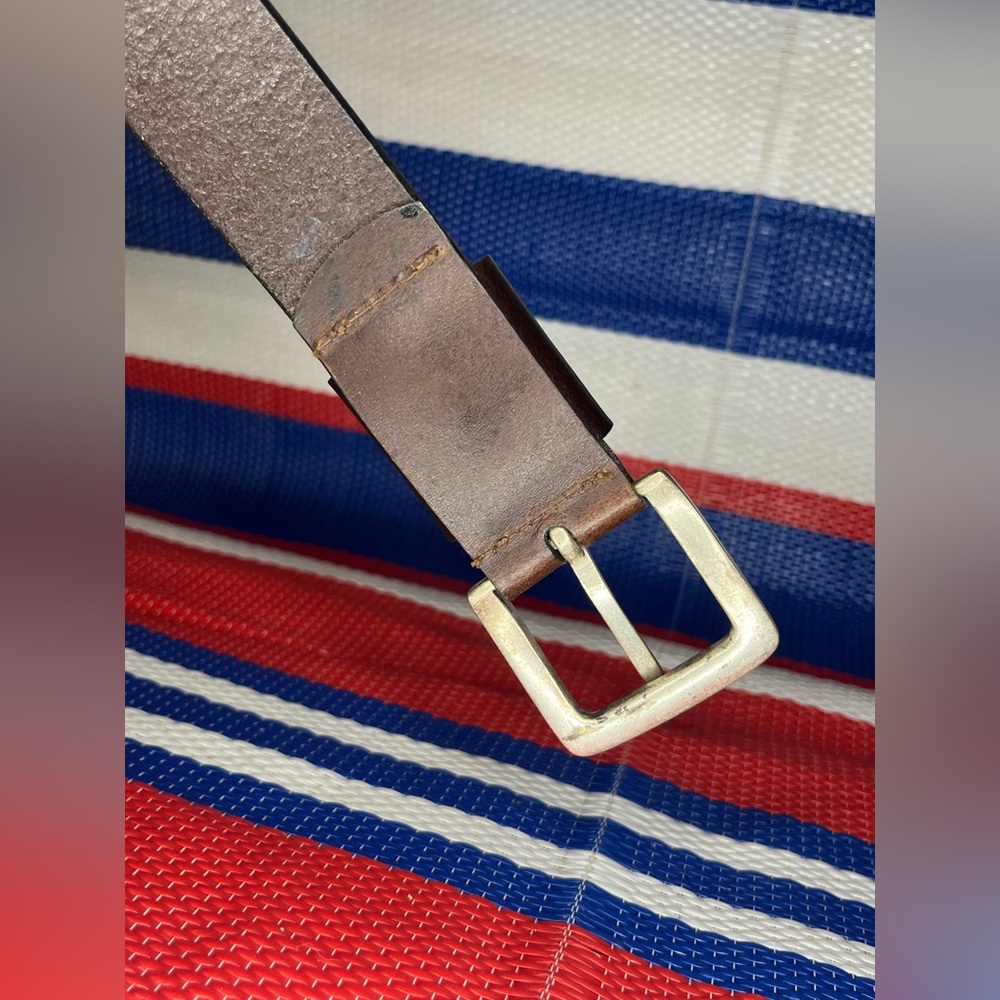 🥳✨ India Brown Genuine Leather Weatherproof Men's  Classic Elegant Vintage Belt - Picture 5 of 17